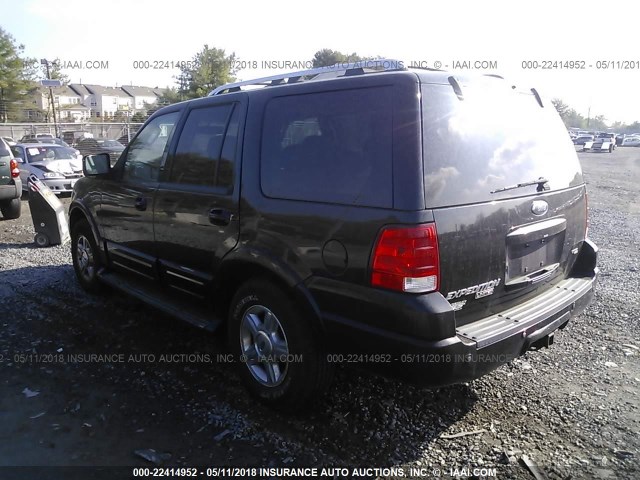 1FMFU20536LA84162 - 2006 FORD EXPEDITION LIMITED BLACK photo 3