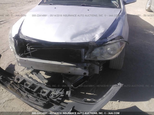1G1ZH57B694182323 - 2009 CHEVROLET MALIBU 1LT SILVER photo 6