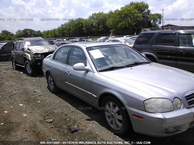 KNAGD128165457114 - 2006 KIA OPTIMA LX/EX SILVER photo 1