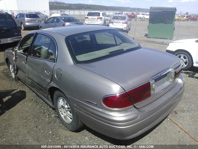 1G4HP54K024117673 - 2002 BUICK LESABRE CUSTOM TAN photo 3