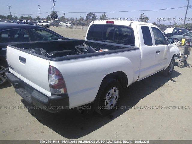 5TFTX4CN3BX009647 - 2011 TOYOTA TACOMA ACCESS CAB Weiß Foto 4