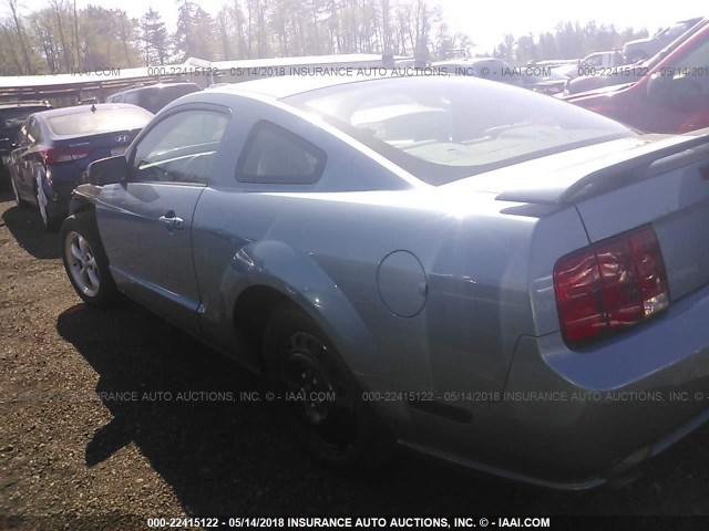1ZVHT82H975325218 - 2007 FORD MUSTANG GT BLUE photo 3