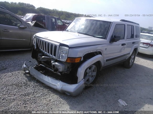 1J8HG48N16C274233 - 2006 JEEP COMMANDER 银色 照片 2