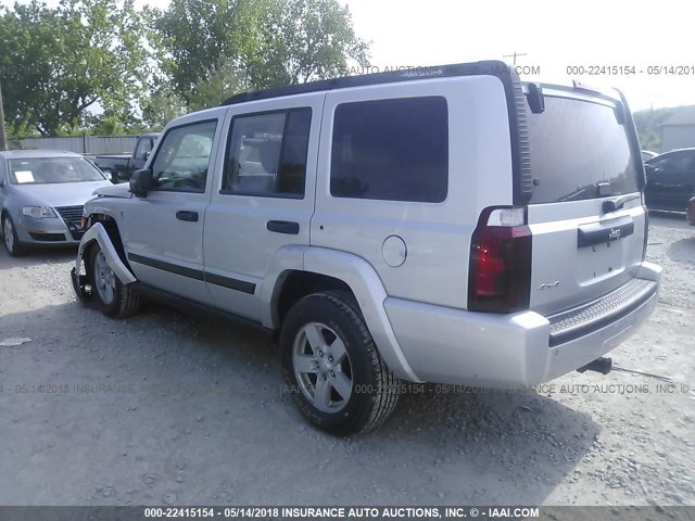1J8HG48N16C274233 - 2006 JEEP COMMANDER 银色 照片 3