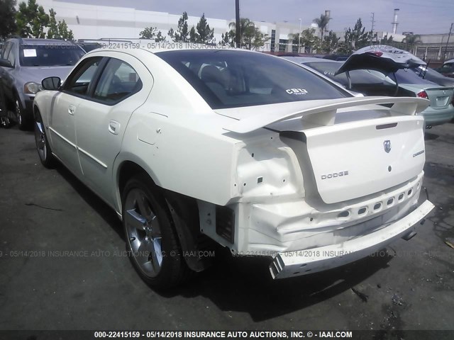 2B3CA9CV0AH304286 - 2010 DODGE CHARGER RALLYE WHITE photo 3