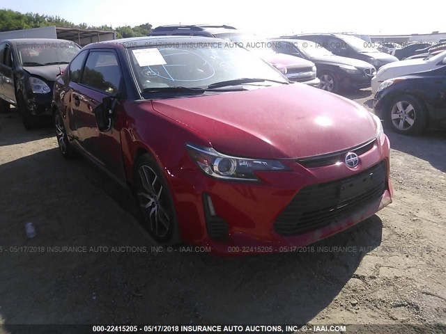 JTKJF5C71E3080562 - 2014 TOYOTA SCION TC 红色 照片 1