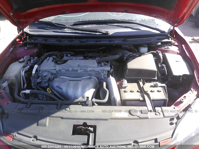 JTKJF5C71E3080562 - 2014 TOYOTA SCION TC 红色 照片 10