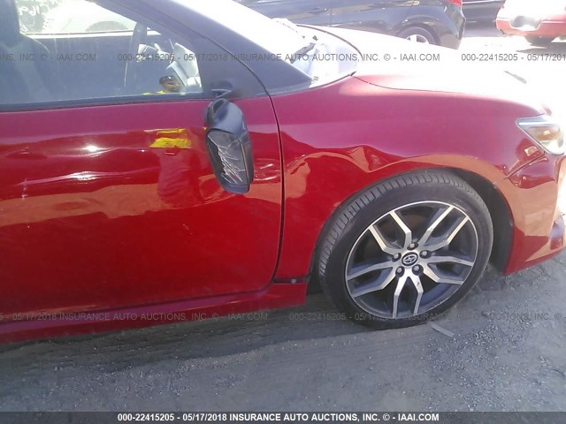 JTKJF5C71E3080562 - 2014 TOYOTA SCION TC 红色 照片 6