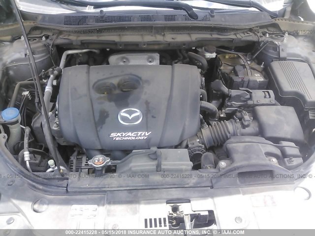 JM3KE4CY2F0466256 - 2015 MAZDA CX-5 TOURING Серый фото 10