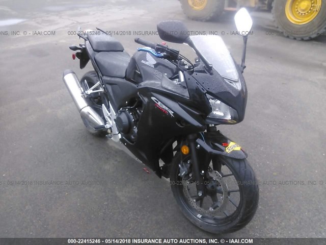 MLHPC4463F5200620 - 2015 HONDA CBR500 R BLACK photo 1