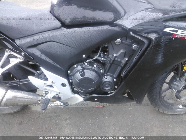 MLHPC4463F5200620 - 2015 HONDA CBR500 R BLACK photo 8