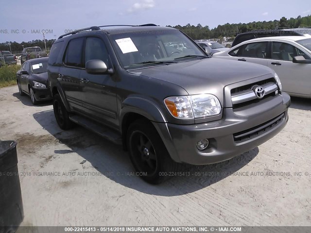 5TDZT38A96S280746 - 2006 TOYOTA SEQUOIA LIMITED GRAY photo 1