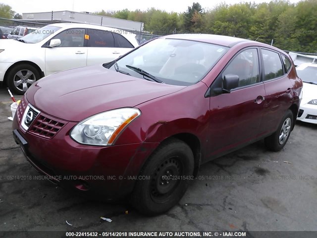 JN8AS58V39W164109 - 2009 NISSAN ROGUE S/SL RED photo 2