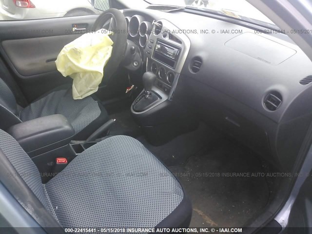 2T1KR32E96C577259 - 2006 TOYOTA COROLLA MATRIX XR BLUE photo 5