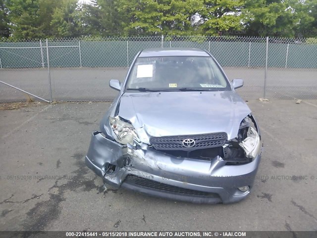 2T1KR32E96C577259 - 2006 TOYOTA COROLLA MATRIX XR BLUE photo 6