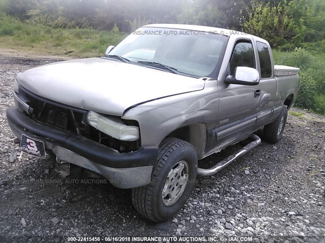 2GCEK19T2Y1362155 - 2000 CHEVROLET SILVERADO K1500 TAN photo 2