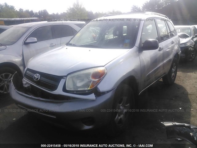 JTEHD20V756023435 - 2005 TOYOTA RAV4 SILVER photo 2