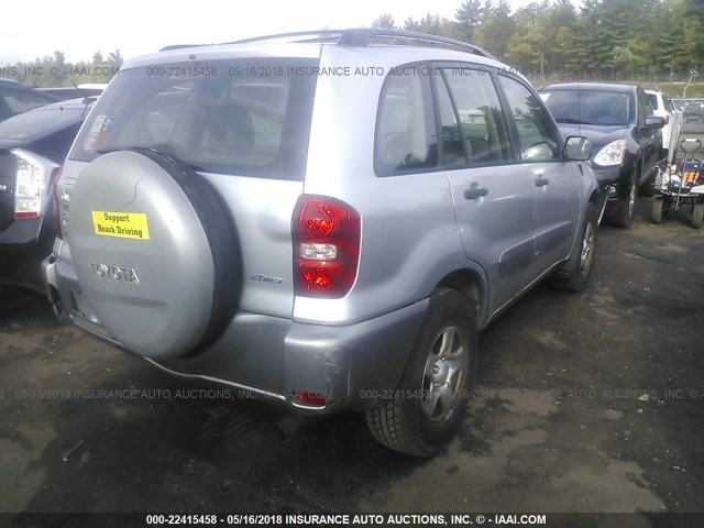 JTEHD20V756023435 - 2005 TOYOTA RAV4 SILVER photo 4