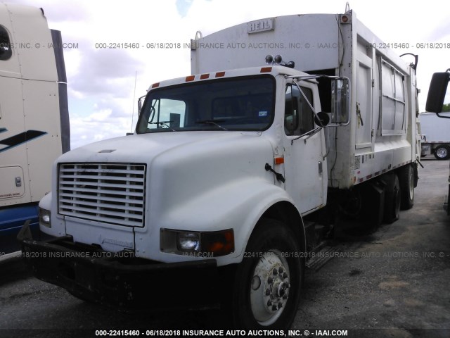 1HTSHAAR71H347741 - 2001 INTERNATIONAL 4900 4900 WHITE photo 2