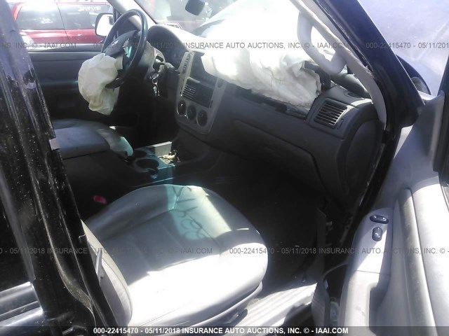 1FMDU73K75UA44956 - 2005 FORD EXPLORER XLT/XLT SPORT/NBX 黑色 照片 5