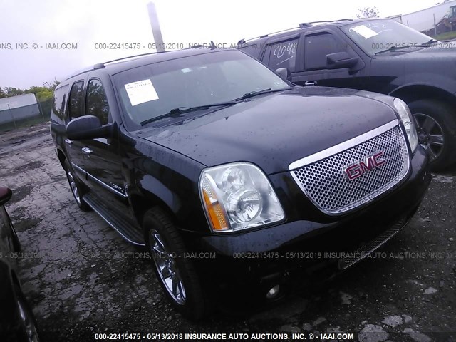 1GKFK66868J250082 - 2008 GMC YUKON XL DENALI BLACK photo 1