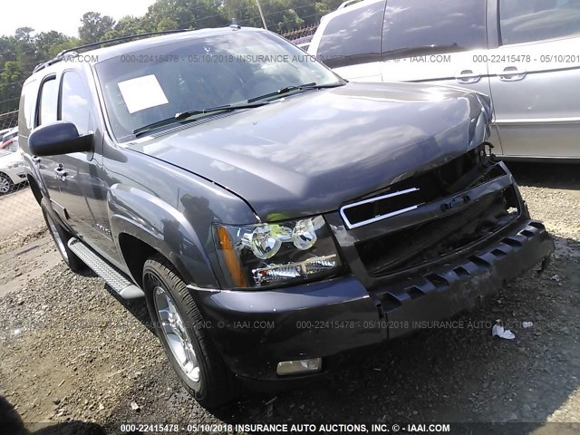 1GNUKBE02AR288706 - 2010 CHEVROLET TAHOE K1500 LT GRAY photo 1