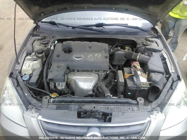 1N4AL11D84C187968 - 2004 NISSAN ALTIMA S/SL GRAY photo 10