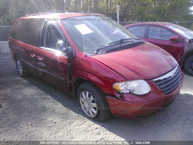 2C4GP54LX5R233523 - 2005 CHRYSLER TOWN & COUNTRY TOURING RED photo 1