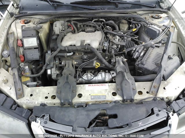 2G1WF52E539188905 - 2003 CHEVROLET IMPALA WHITE photo 10