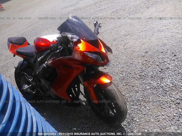 JKAZXCE179A023976 - 2009 KAWASAKI ZX1000 E ORANGE photo 1