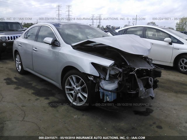 1N4AA5AP7BC801767 - 2011 NISSAN MAXIMA S/SV SILVER photo 1