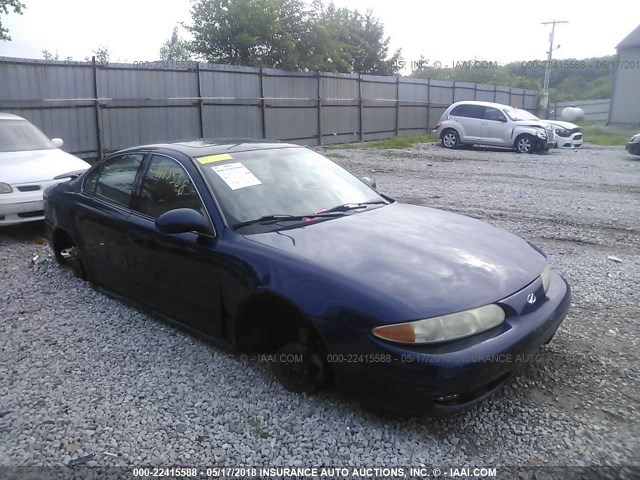 1G3NF52E51C265975 - 2001 OLDSMOBILE ALERO GLS 蓝色 照片 1