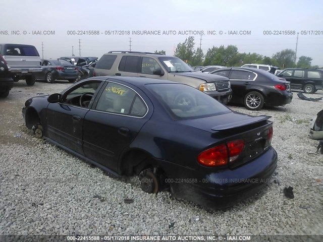 1G3NF52E51C265975 - 2001 OLDSMOBILE ALERO GLS 蓝色 照片 3