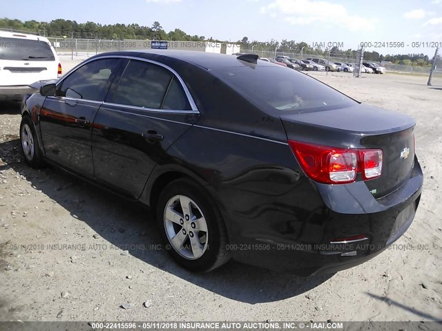 1G11B5SL9FF334979 - 2015 CHEVROLET MALIBU LS შავი ფოტო 3