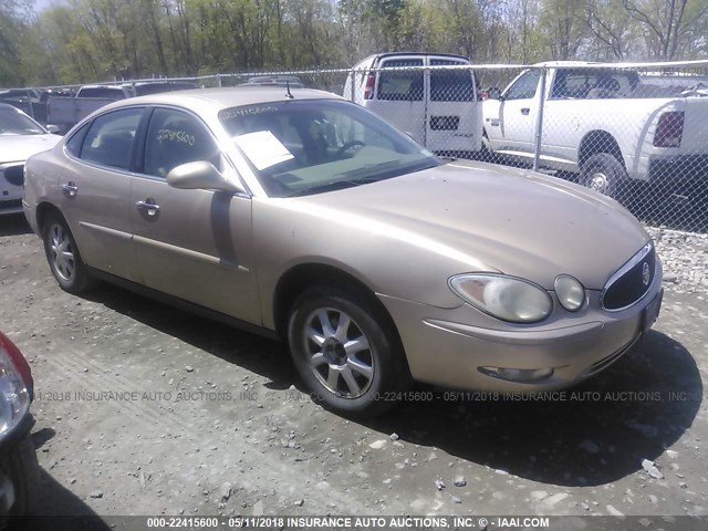 2G4WC532551215246 - 2005 BUICK LACROSSE CX GOLD photo 1