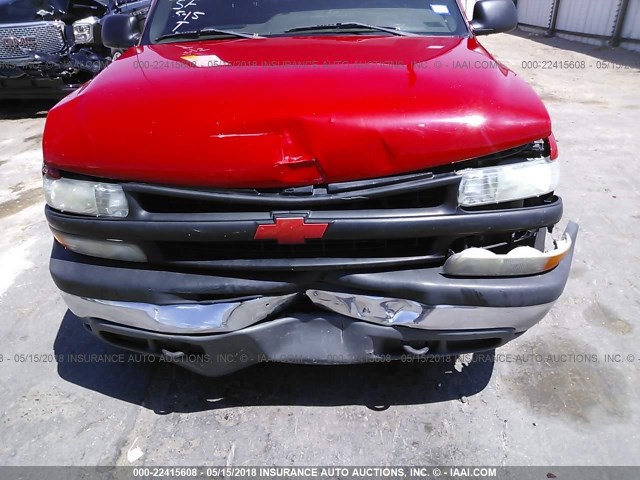 1GCEC14W52Z241634 - 2002 CHEVROLET SILVERADO C1500 RED photo 6