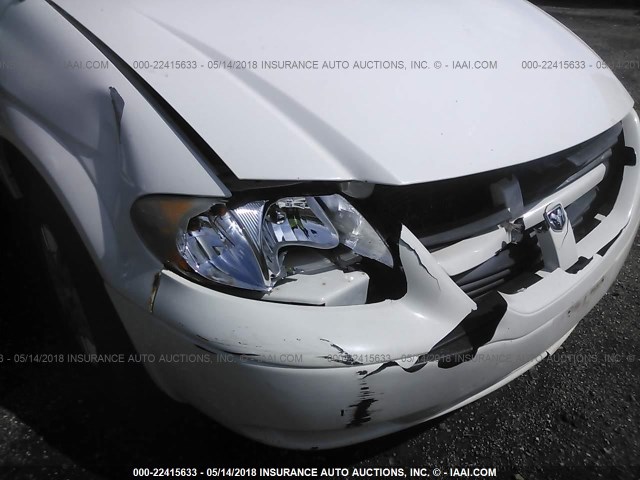 1D4GP24EX7B251525 - 2007 DODGE GRAND CARAVAN SE WHITE photo 6