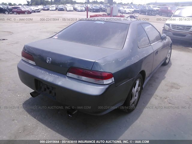 JHMBB6142VC011495 - 1997 HONDA PRELUDE GREEN photo 4