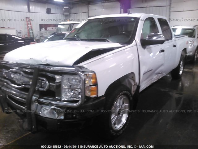 3GCRKSE33AG247977 - 2010 CHEVROLET SILVERADO K1500 LT WHITE photo 6