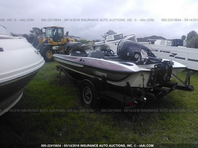 BNZ1X161J697 - 1997 STRATOS BOAT  白色 照片 3