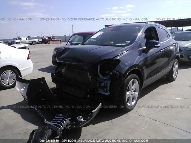 KL4CJDSB8FB147870 - 2015 BUICK ENCORE PREMIUM BLACK photo 2