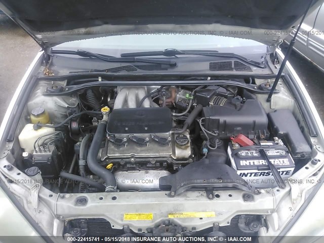 4T1BF30K52U514492 - 2002 TOYOTA CAMRY LE/XLE/SE SILVER photo 10