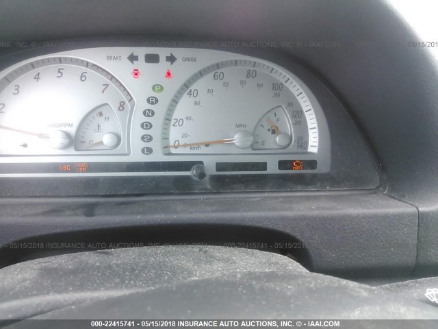 4T1BF30K52U514492 - 2002 TOYOTA CAMRY LE/XLE/SE SILVER photo 7