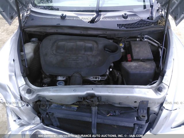 3GNCA13B79S570975 - 2009 CHEVROLET HHR LS ვერცხლისფერი ფოტო 10