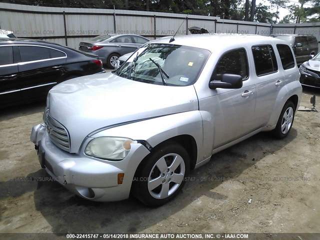 3GNCA13B79S570975 - 2009 CHEVROLET HHR LS ვერცხლისფერი ფოტო 2