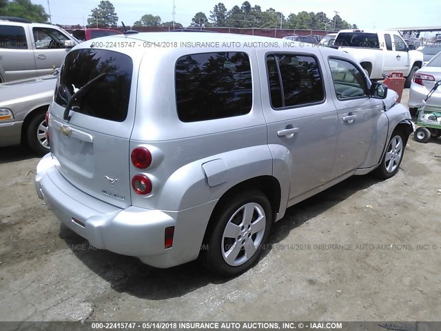 3GNCA13B79S570975 - 2009 CHEVROLET HHR LS ვერცხლისფერი ფოტო 4