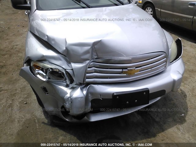 3GNCA13B79S570975 - 2009 CHEVROLET HHR LS ვერცხლისფერი ფოტო 6