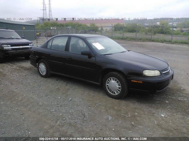 1G1ND52J23M666019 - 2003 CHEVROLET MALIBU BLACK photo 1