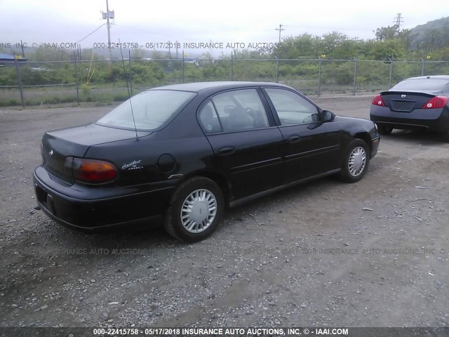 1G1ND52J23M666019 - 2003 CHEVROLET MALIBU BLACK photo 4