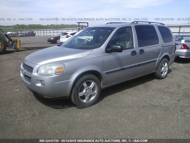 1GNDV23138D175051 - 2008 CHEVROLET UPLANDER LS SILVER photo 2